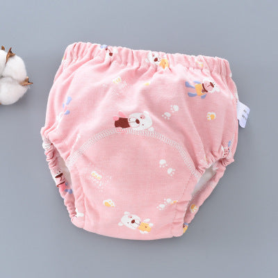 トレーニングパンツ【現役ママが開発】 6層構造 おねしょ対策 綿 高吸水 通気性