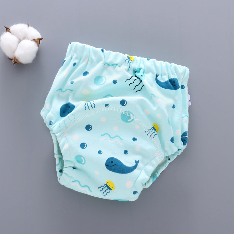 トレーニングパンツ【現役ママが開発】 6層構造 おねしょ対策 綿 高吸水 通気性