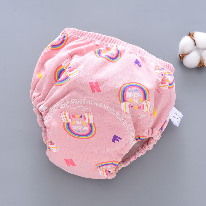トレーニングパンツ【現役ママが開発】 6層構造 おねしょ対策 綿 高吸水 通気性