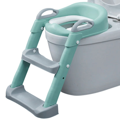 【ママ大助かり】子どもがひとりでトイレできた！ステップ一体型補助便座 安心・安全設計 折りたたみ収納