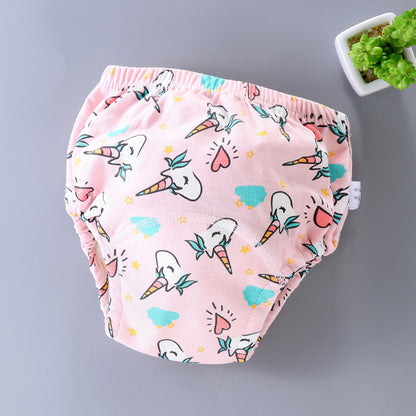 トレーニングパンツ【現役ママが開発】 6層構造 おねしょ対策 綿 高吸水 通気性