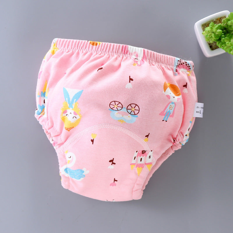 トレーニングパンツ【現役ママが開発】 6層構造 おねしょ対策 綿 高吸水 通気性